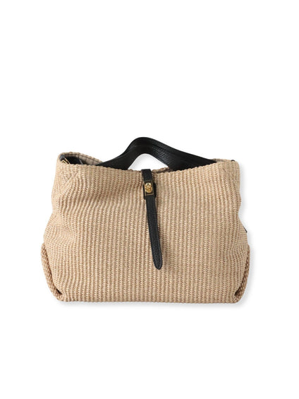 【VIOLAd'ORO】イタリアンラフィアシート 2WAYトートバッグ