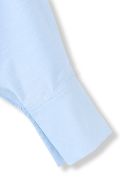 シアーバンドカラーブラウス≪洗える≫