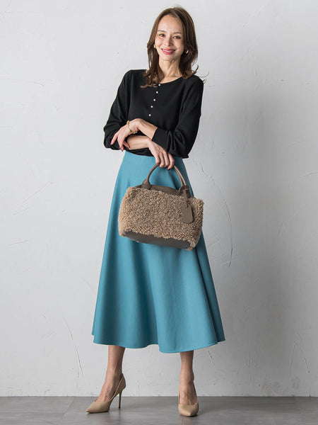 メルトンサーキュラースカート