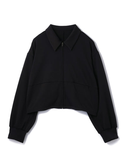 《予約販売》【ふんわり、きちんと。】ライトダンボールステンカラーブルゾン≪手洗い可能≫