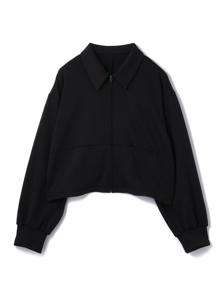 《予約販売》【ふんわり、きちんと。】ライトダンボールステンカラーブルゾン≪手洗い可能≫