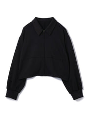 《予約販売》【ふんわり、きちんと。】ライトダンボールステンカラーブルゾン≪手洗い可能≫