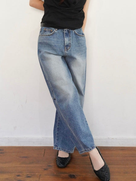 Barrel Curve Denim≪洗濯機で洗える≫