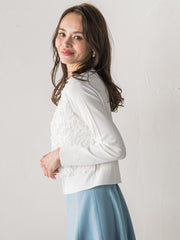 フラワーチュールドッキングカーディガン