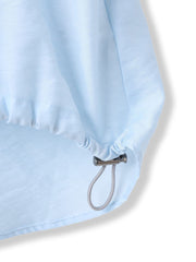 シアーバンドカラーブラウス≪洗える≫