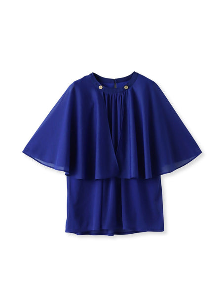 トリコットシフォンカットソー