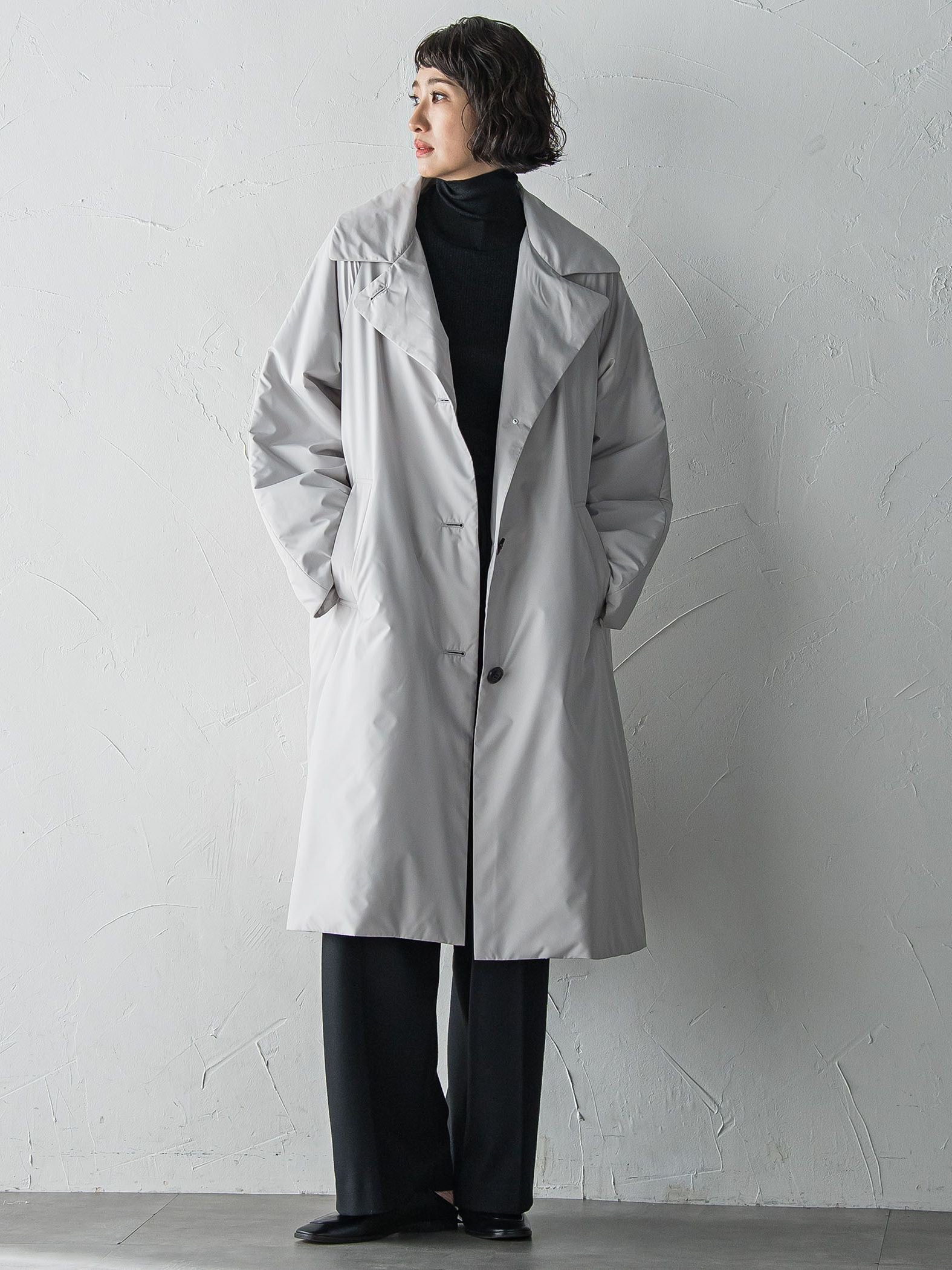 <保温・蓄熱>空気をまとう”軽暖”コート