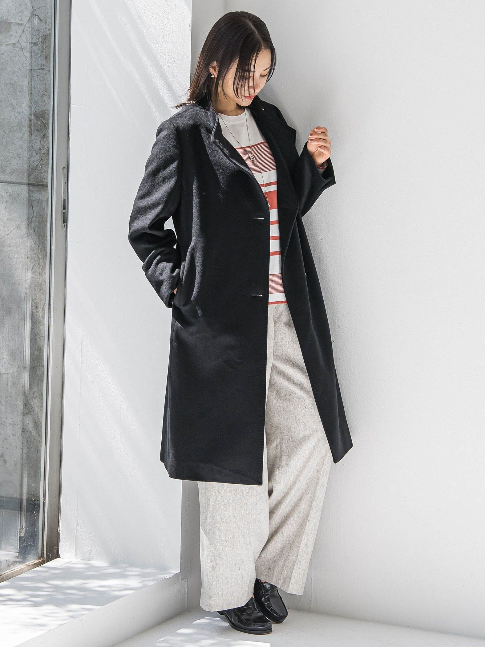 ツイルツイードワイドパンツ