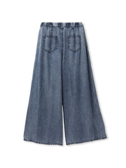 ゆれるデニムフレアパンツ