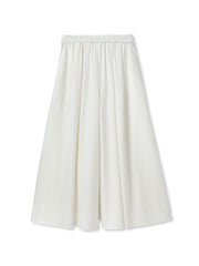 シャンブレーイージーキュロットパンツ≪手洗い可能≫