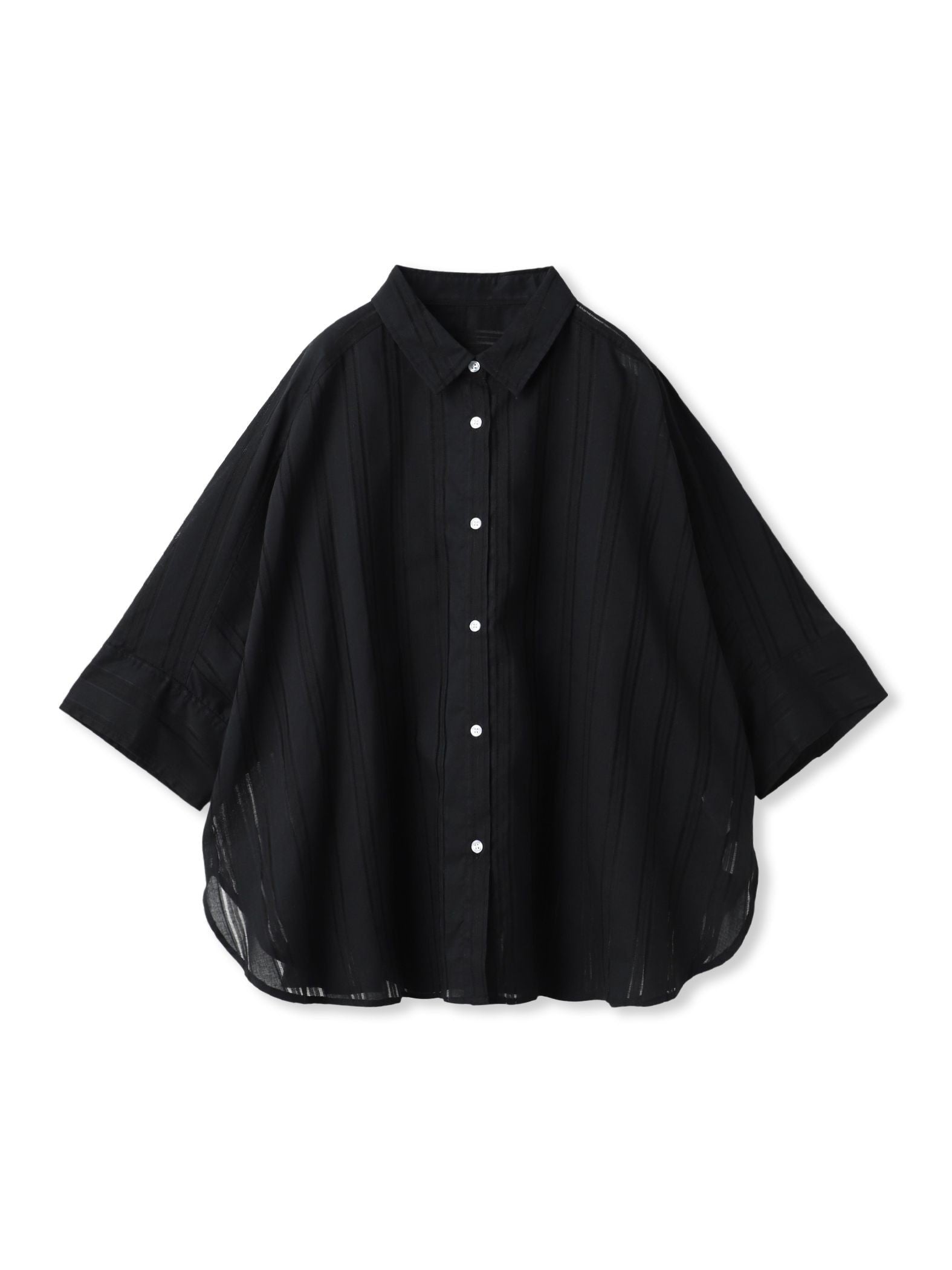 【WEB限定】T/Cストライプブラウス