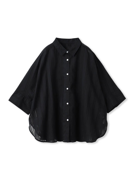 【WEB限定】T/Cストライプブラウス