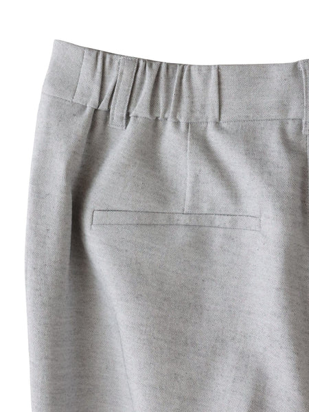 【大きいサイズ】シェルタリングテーパードパンツ