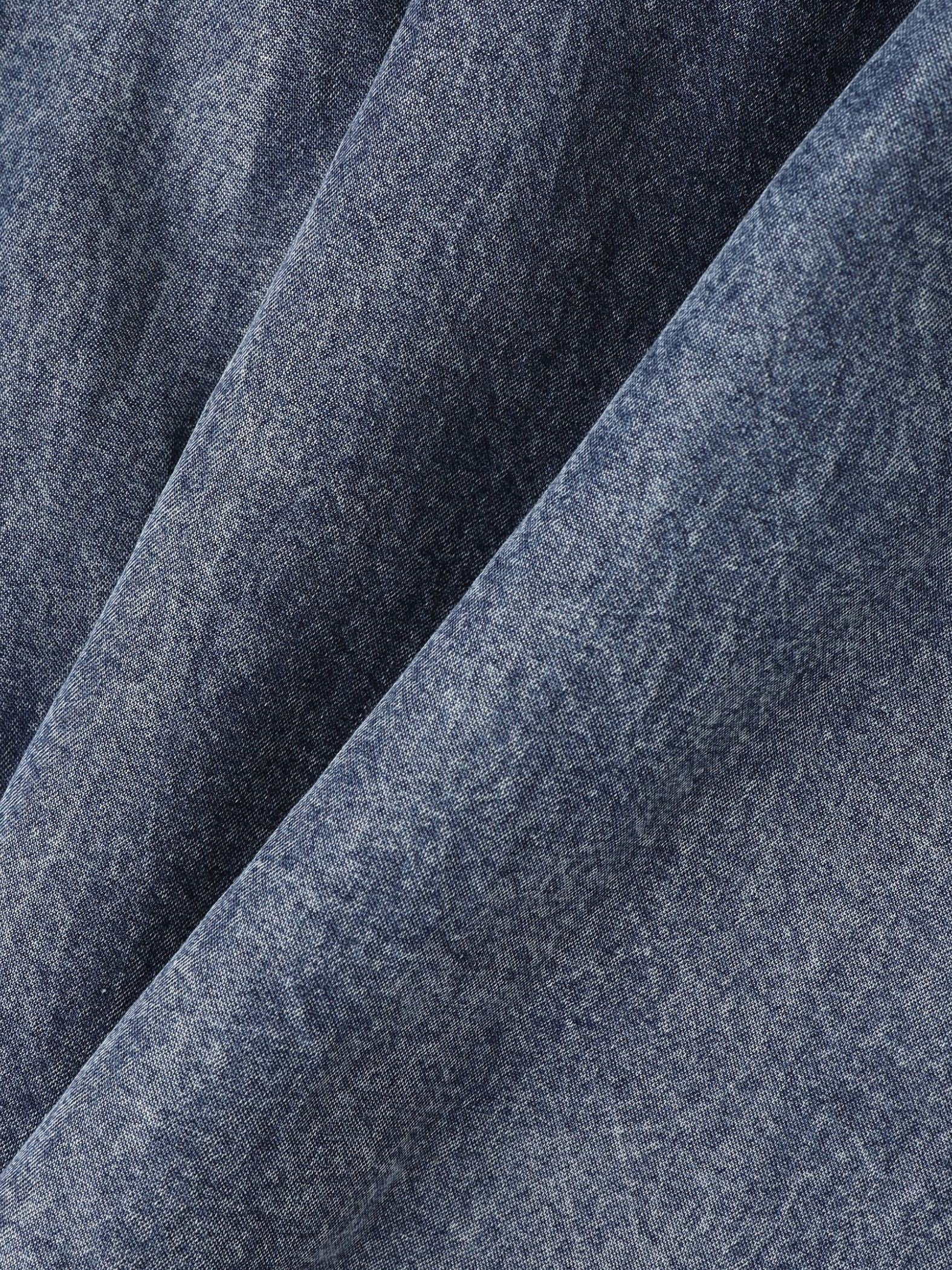 ゆれるデニムフレアパンツ