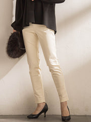 【WEB限定】裏起毛発熱レギンスパンツ≪ストレッチ/洗える≫