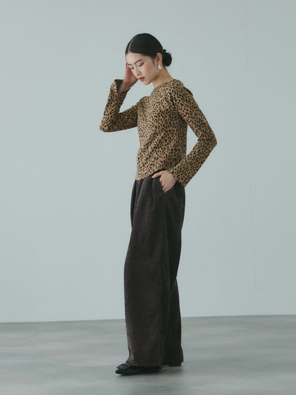 アニマルソウガラボートネックプルオーバー≪手洗い可能≫