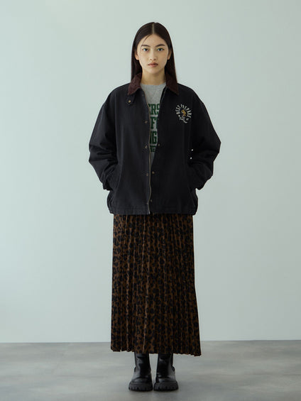 TIGER刺繍ダックジャケット≪手洗い可能≫