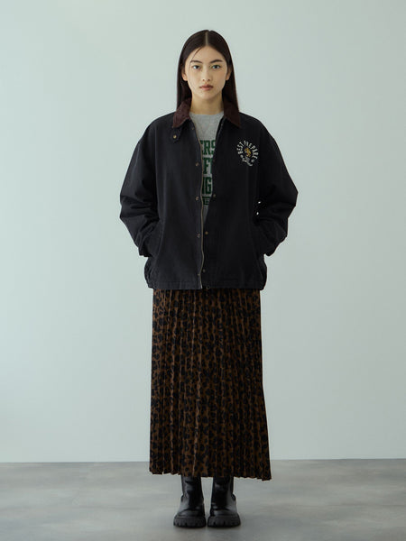 TIGER刺繍ダックジャケット≪手洗い可能≫