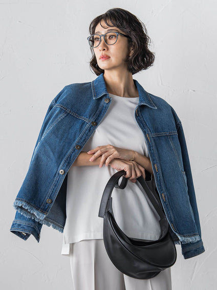 【大きいサイズ】【受注会限定】刺繍ロゴ入りカットソー