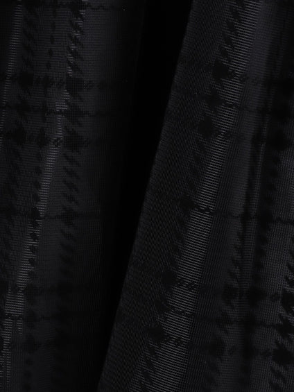 フロッキーチェックスカート≪手洗い可能≫