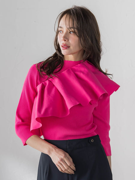 ケープ付き5wayニット