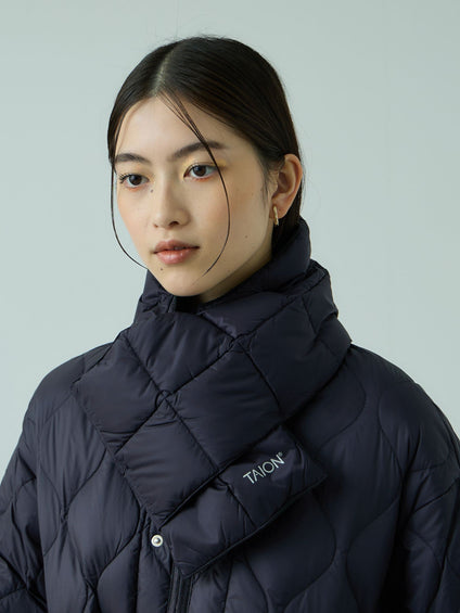 TAION　ベーシックダウンスカーフ≪手洗い可能≫