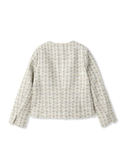 ラメファンシーツイードジャケット