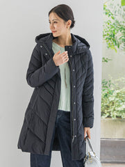 ストレッチダウンロングコート