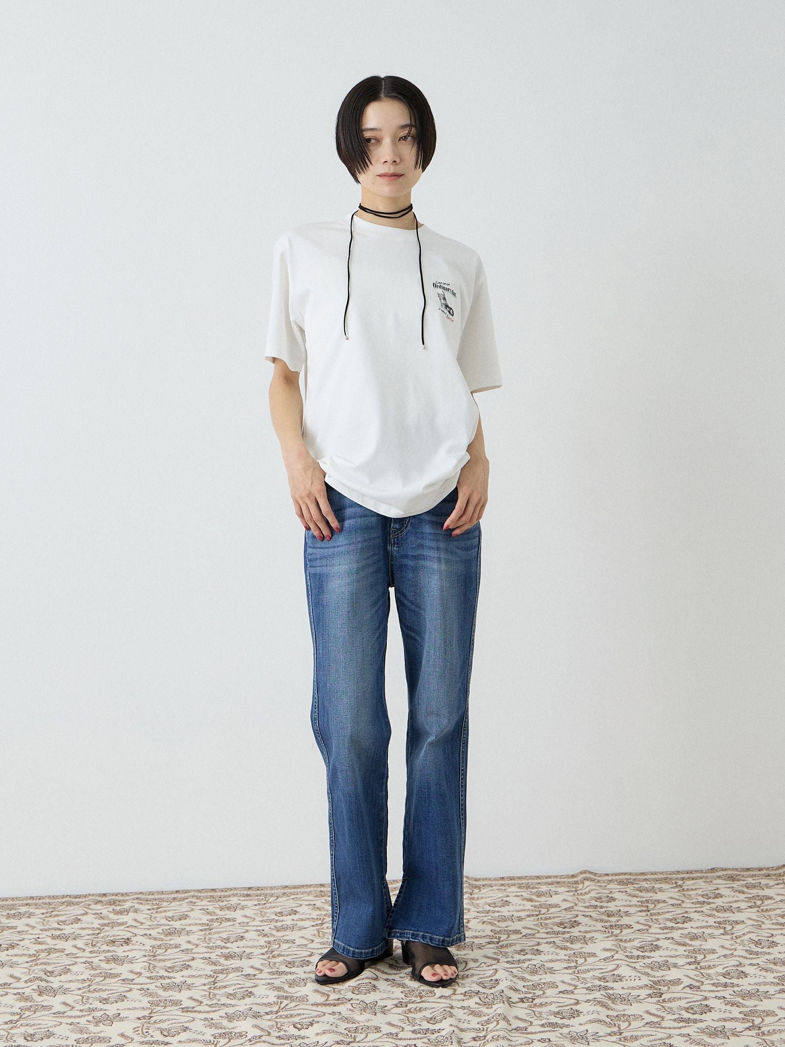 【Power To People】Ordinary day プリント Tシャツ