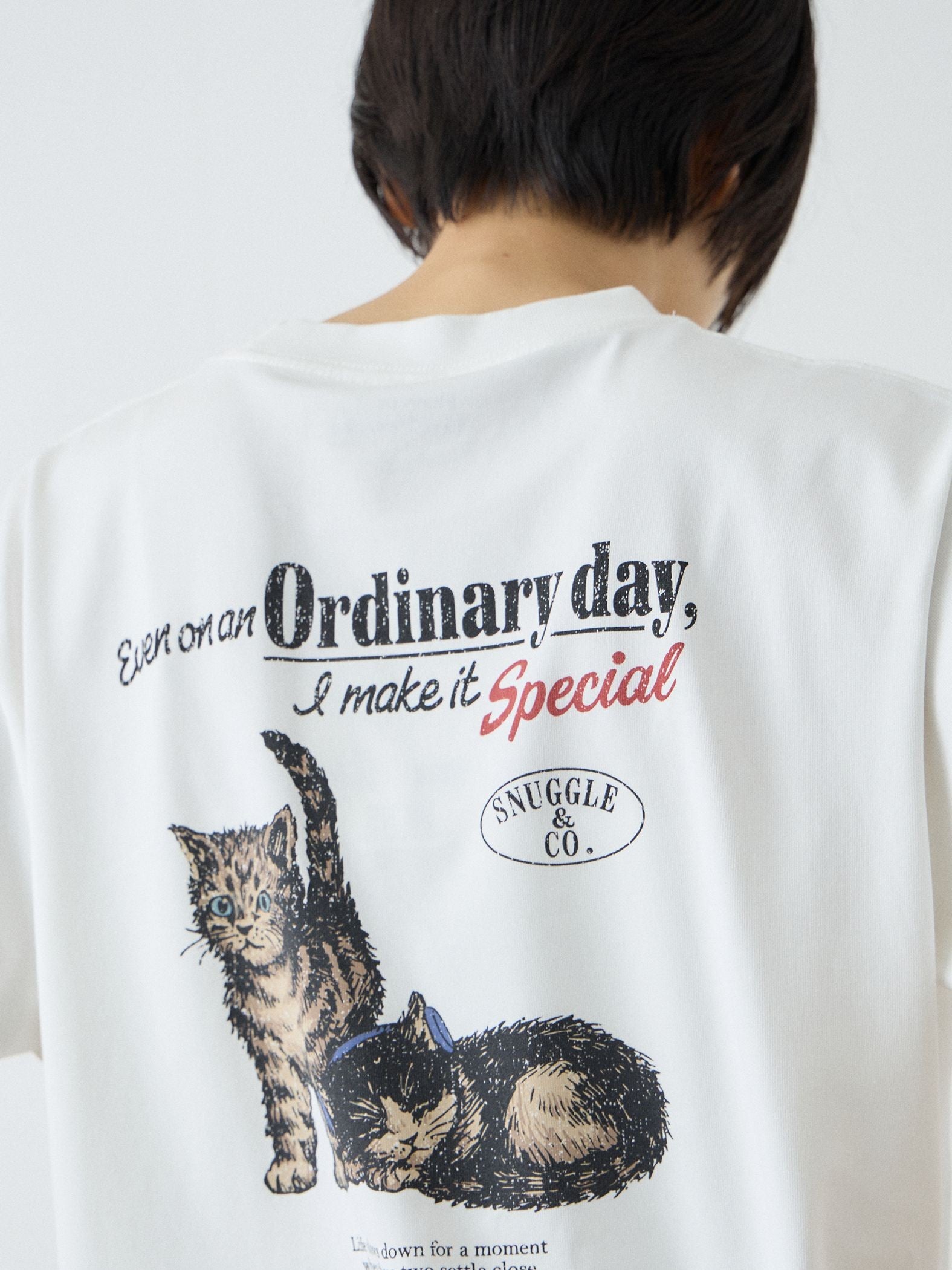 【Power To People】Ordinary day プリント Tシャツ