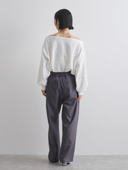 ツイルチノカーブパンツ≪洗濯機で洗える≫