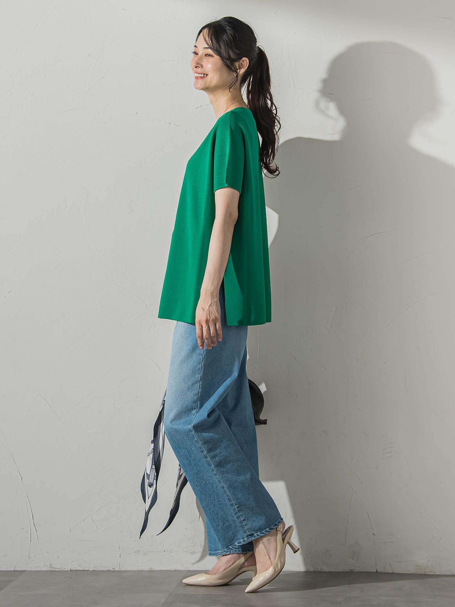 クールタッチチュニックニット