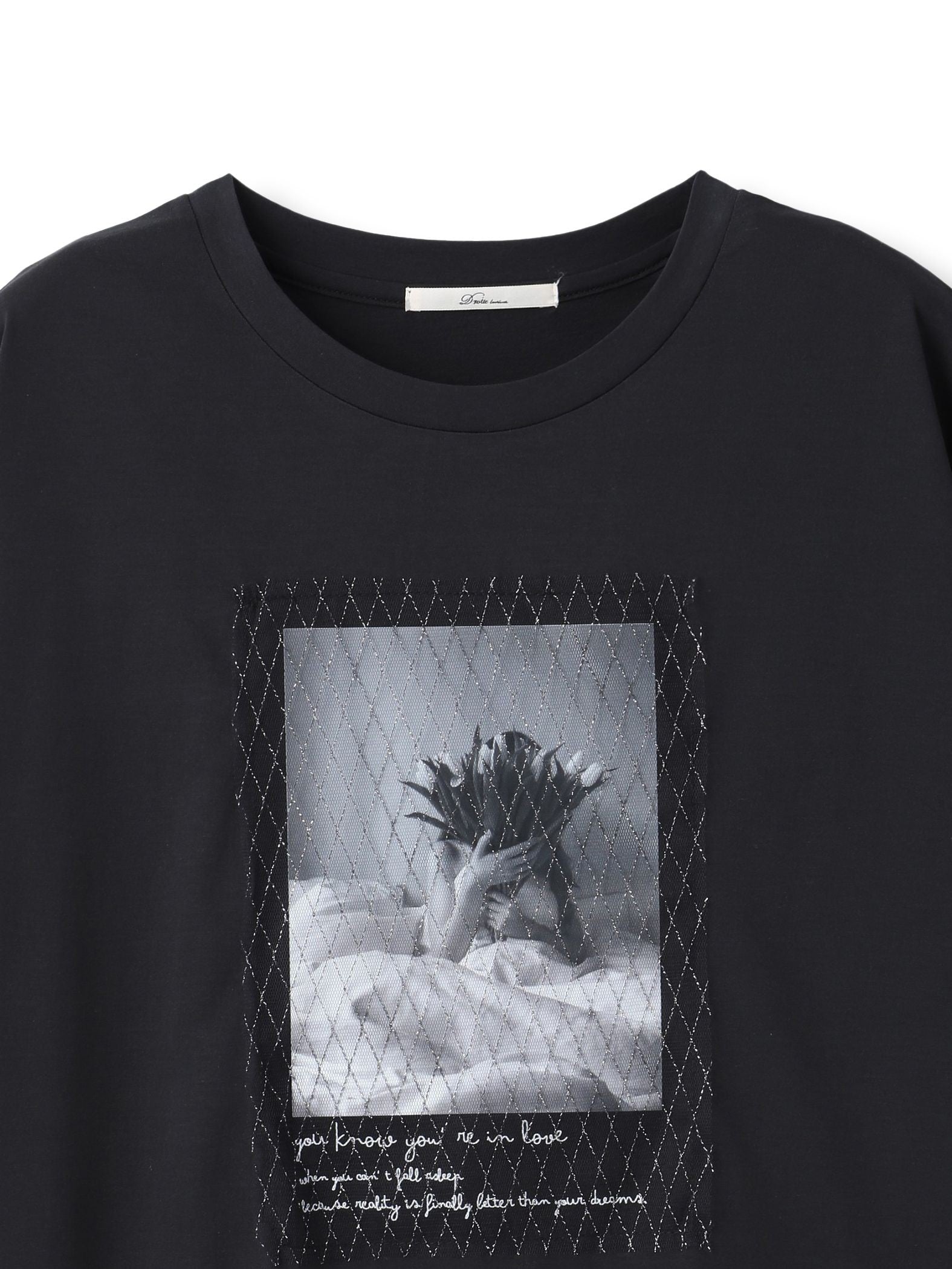 チュール重ねフォトTシャツ