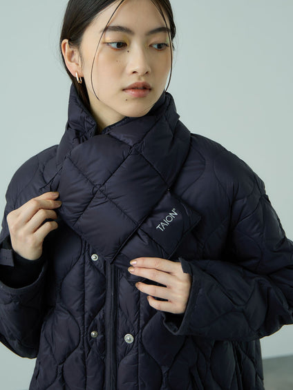 TAION　ベーシックダウンスカーフ≪手洗い可能≫