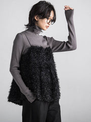 フィルムフェザーキャミブラウス≪手洗い可能≫