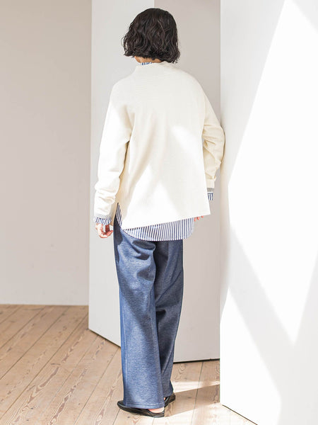 【大きいサイズ】配色CHESSニット