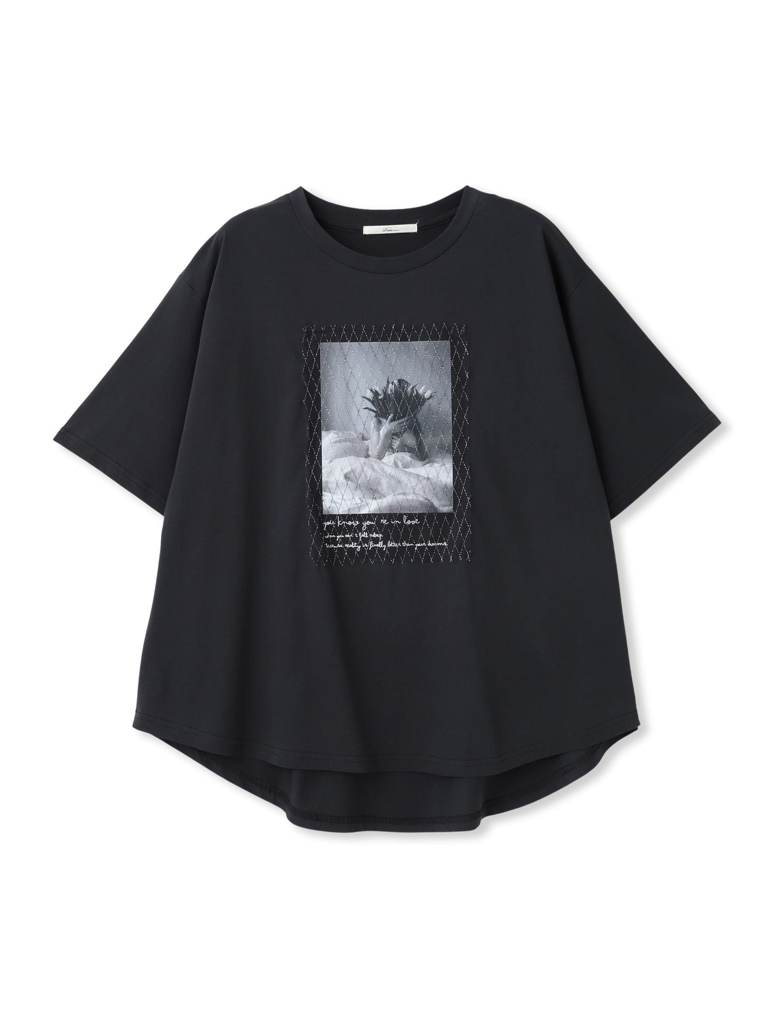 チュール重ねフォトTシャツ