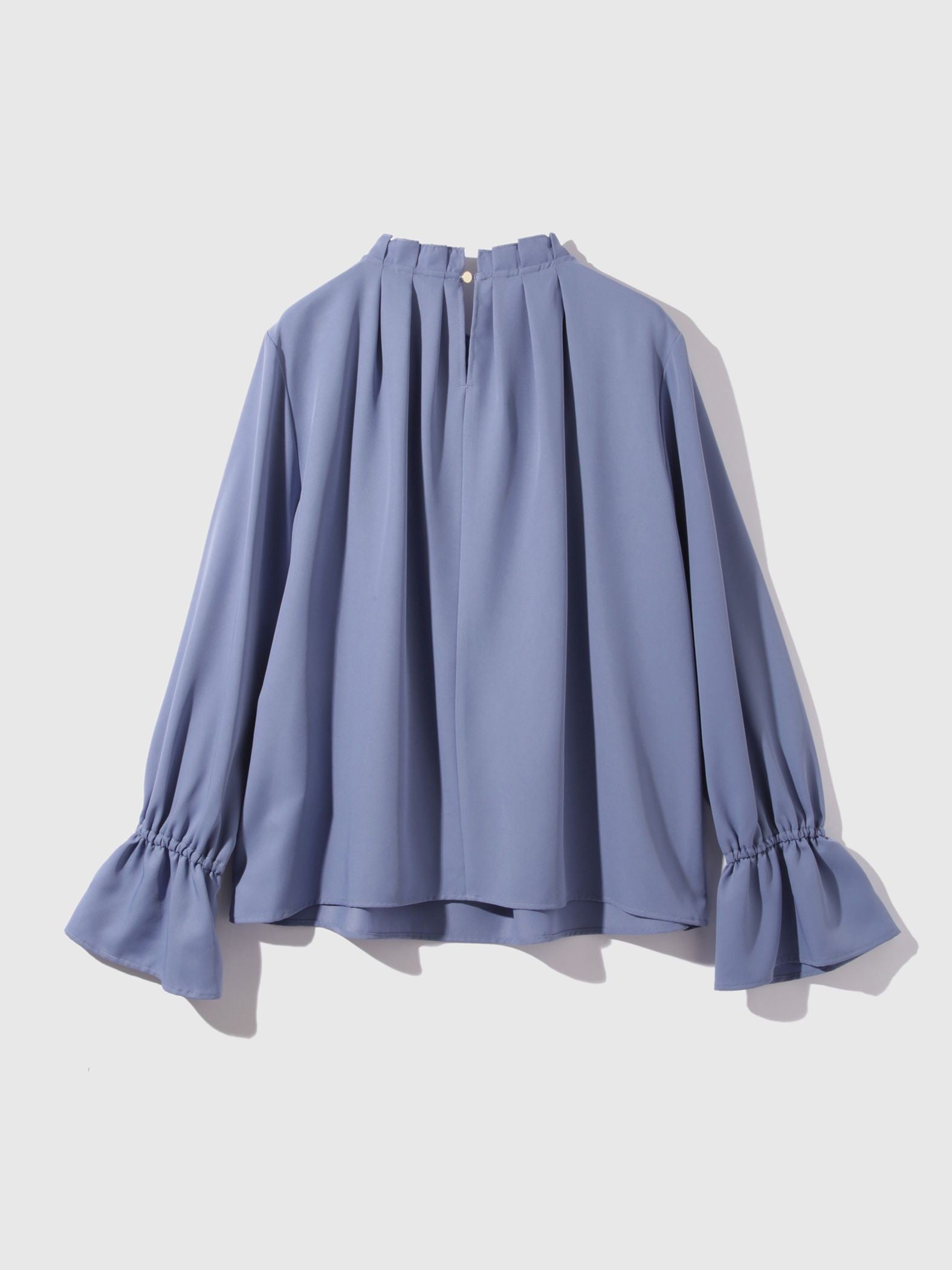 エステールギャバジンハイネックブラウス≪手洗い可能≫