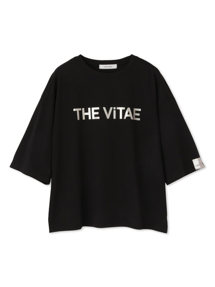 箔プリントロゴTシャツ≪手洗い可能≫