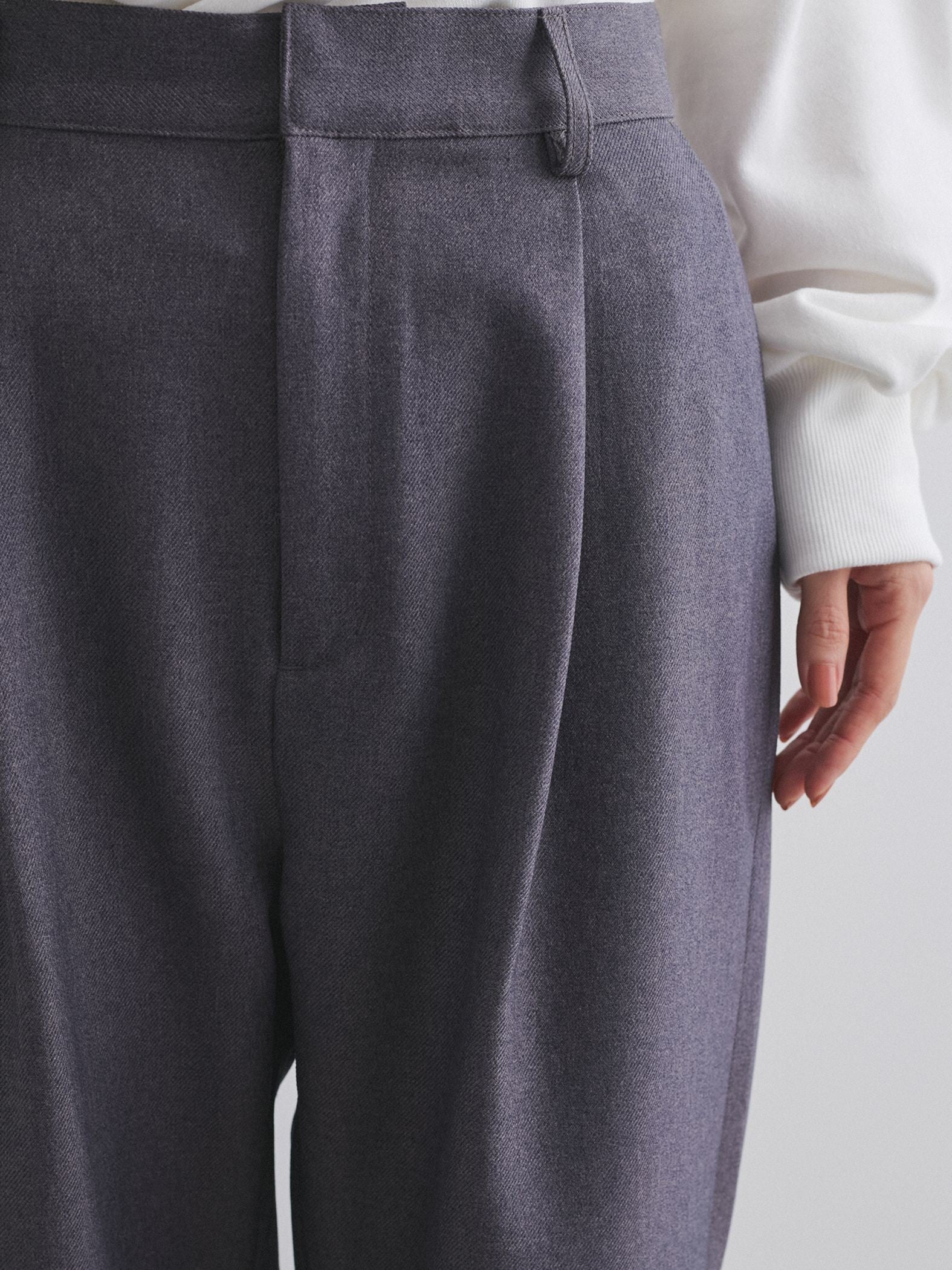 ツイルチノカーブパンツ≪洗濯機で洗える≫