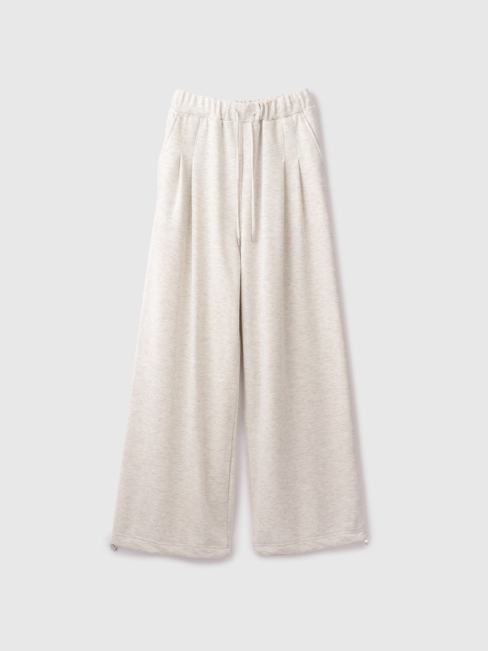 【着回し抜群】裏毛2タックパンツ