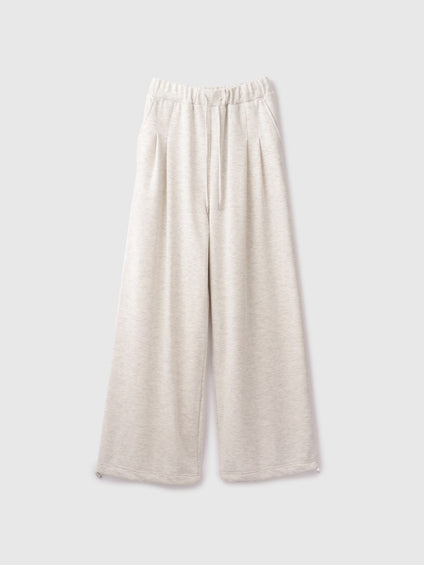 【着回し抜群】裏毛2タックパンツ