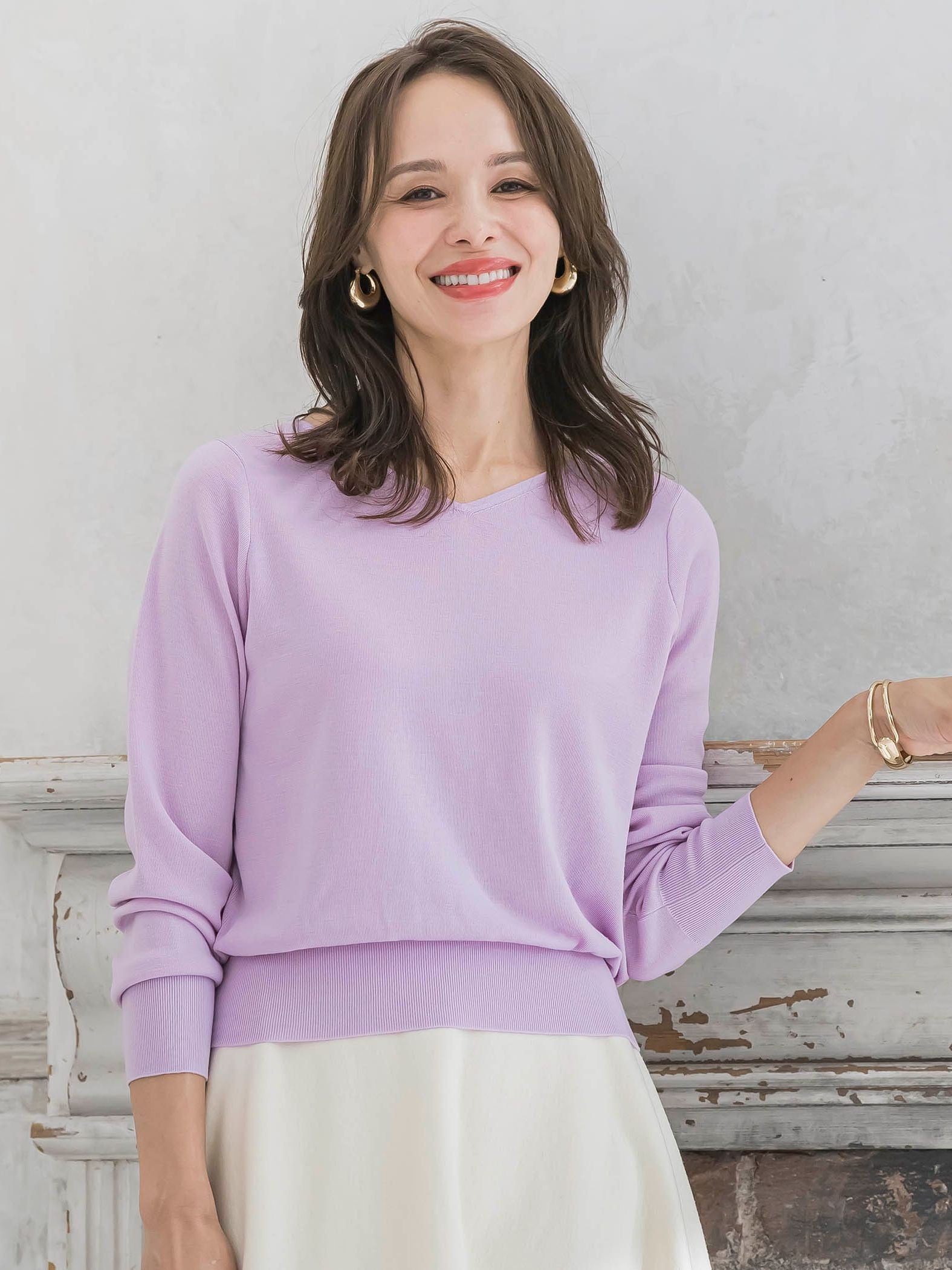 BRISBANE前後2WAYニット≪手洗い可能≫