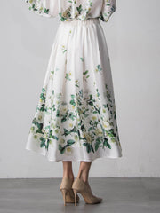 クリスマスローズスカート