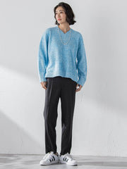 両面起毛2WAYストレッチテーパードパンツ