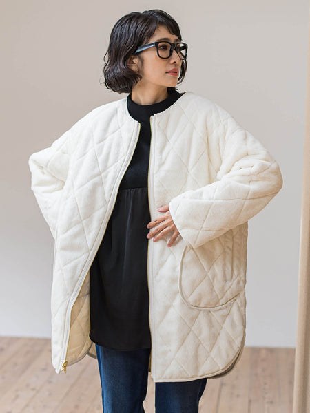 【WEB限定】”まるで毛布”どちらも主役リバーシブルアウター