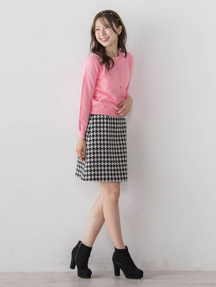 45TH限定≪QCロゴ入り≫マルチ釦ツインニット