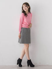 45TH限定≪QCロゴ入り≫マルチ釦ツインニット
