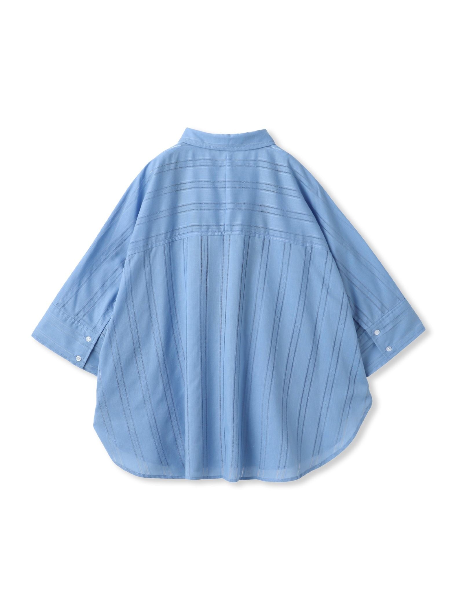 【WEB限定】T/Cストライプブラウス