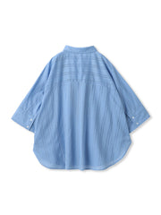 【WEB限定】T/Cストライプブラウス